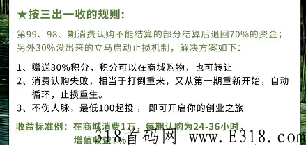 芳香小镇乐园止损重生机制，泰山众筹复利玩法三进一出项目首码