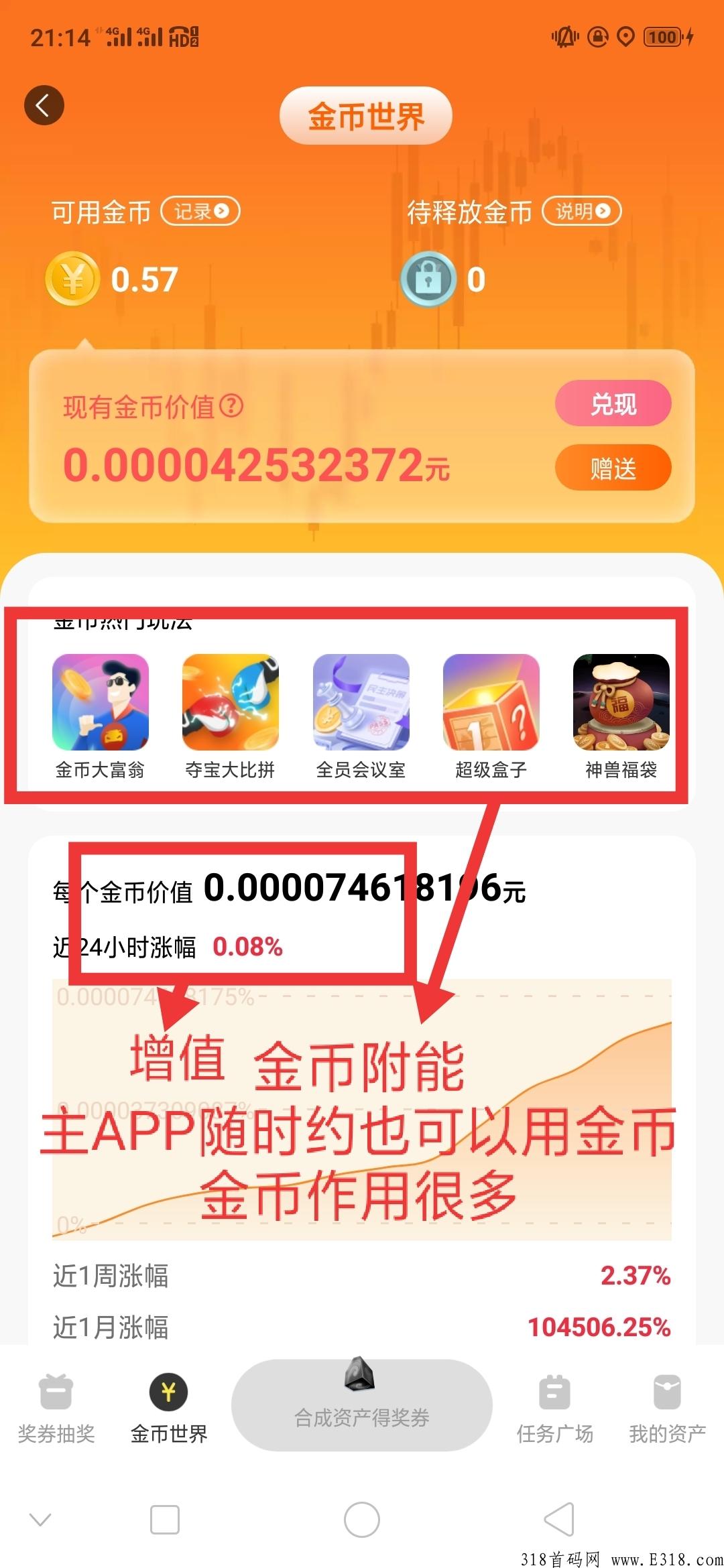 新首码项目，金币世界，年前王炸