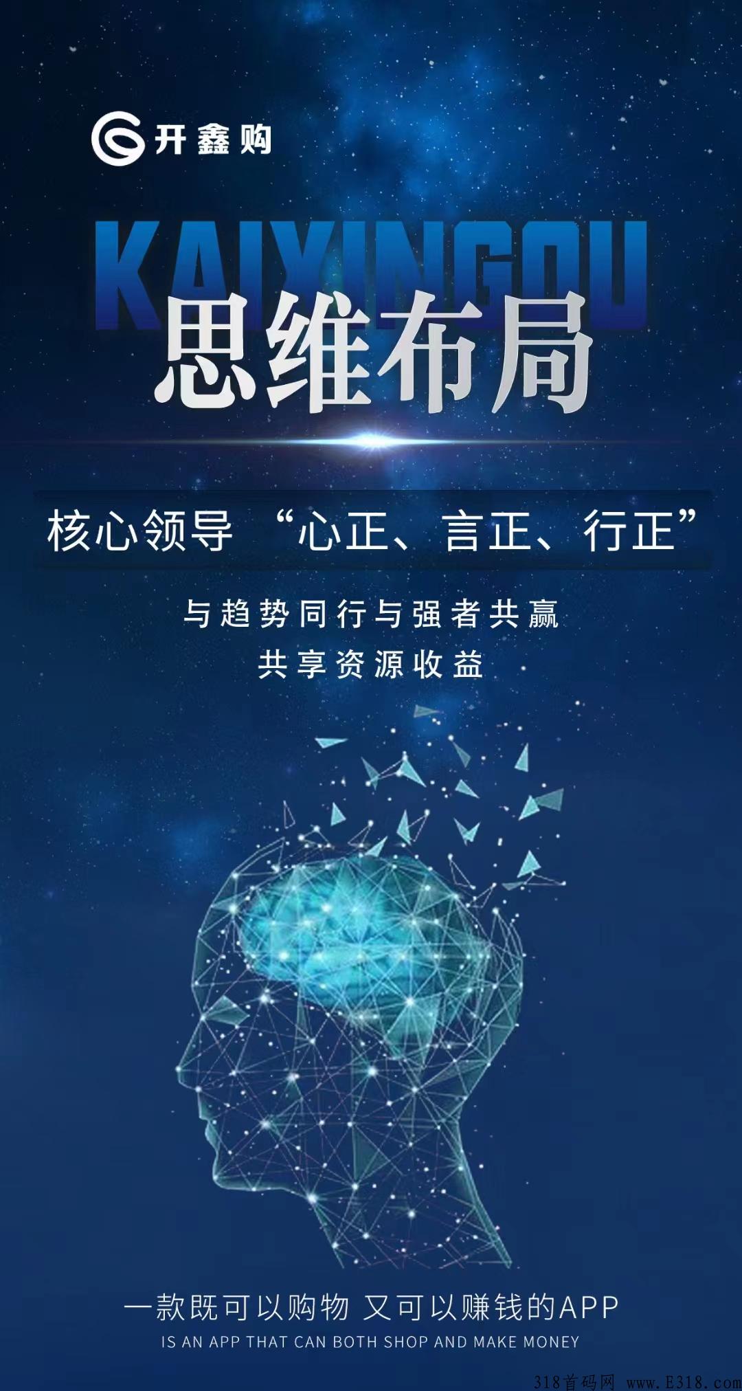 开鑫购首码对接，强势上线，模式简单