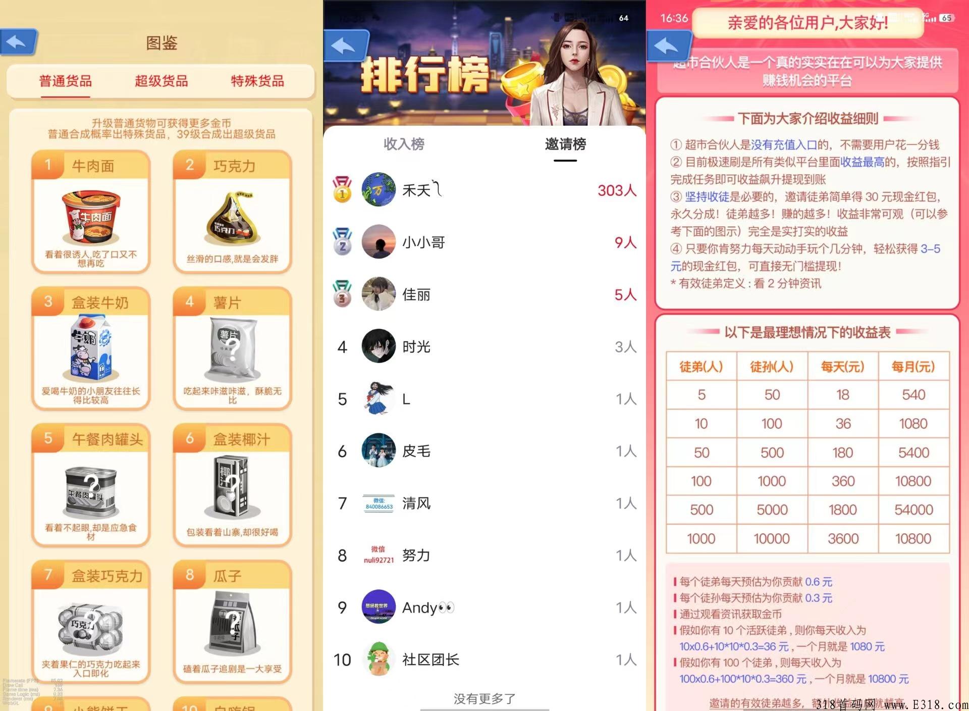 超市合伙人，游戏合成股东模式，**收益极高，全新玩法，火爆全网