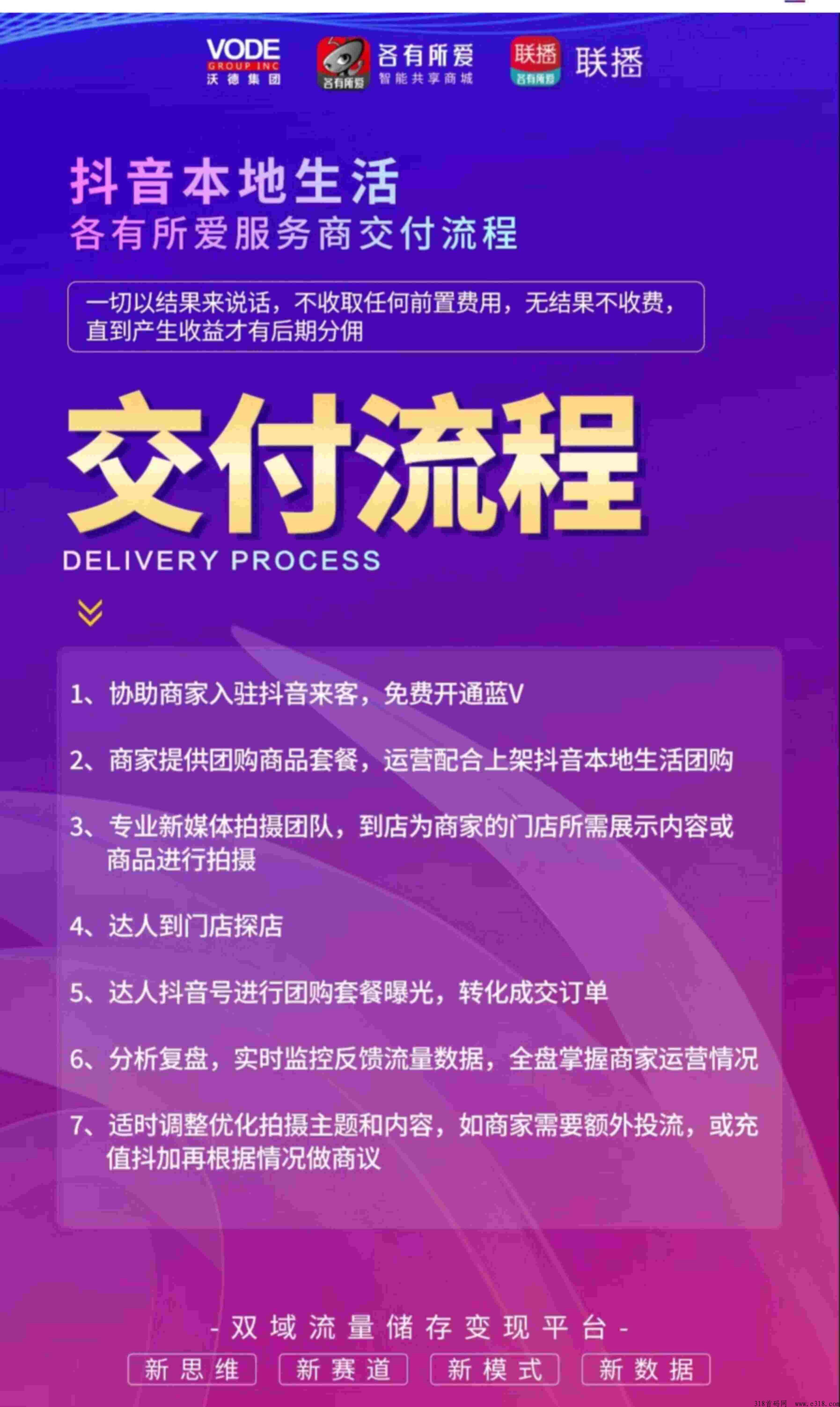 【d音团购、d音本地生活服务】大招募开始啦！免费帮助商家开通d音蓝v！达人免费探店！达人免费探店！专业新媒体团队免费拍摄！