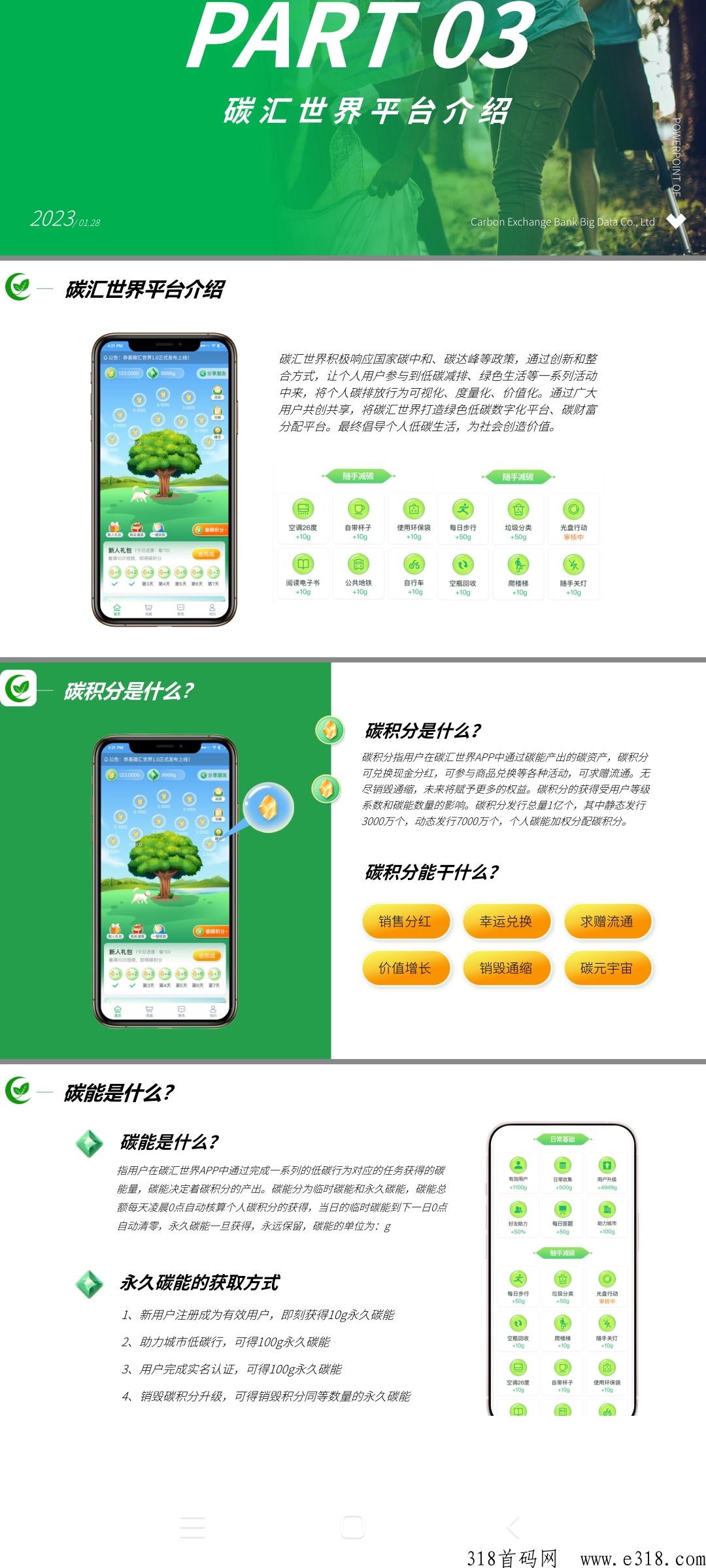 碳汇世界(碳财富分配平台)