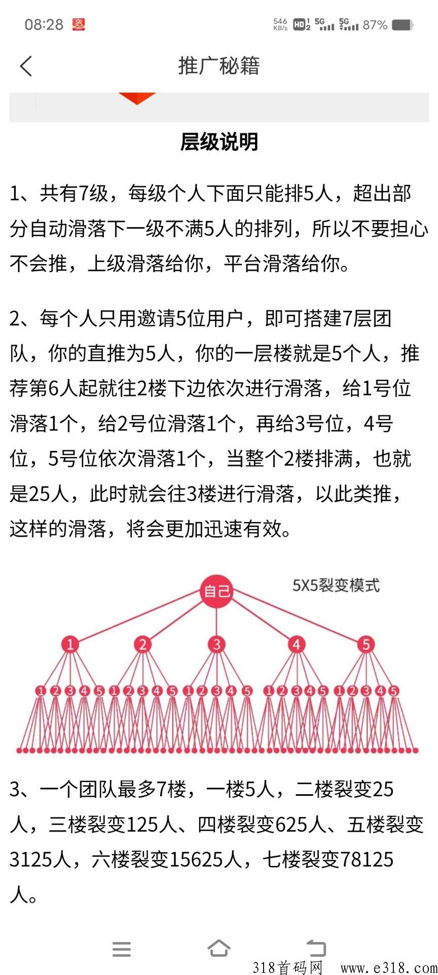 首码花小猫，滑落有鱼模式，超强撸！不需要实名，五五复制，七层收益
