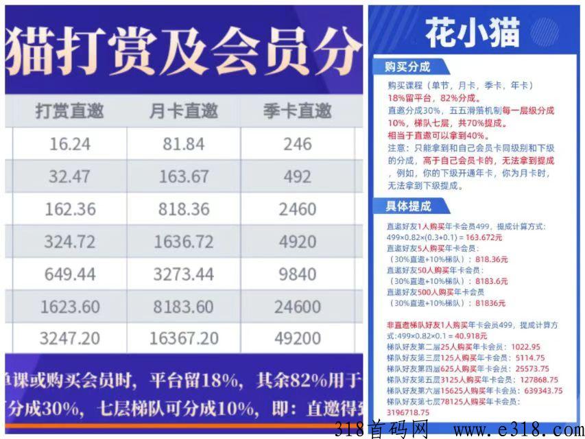 ​首码花小猫，滑落有鱼模式