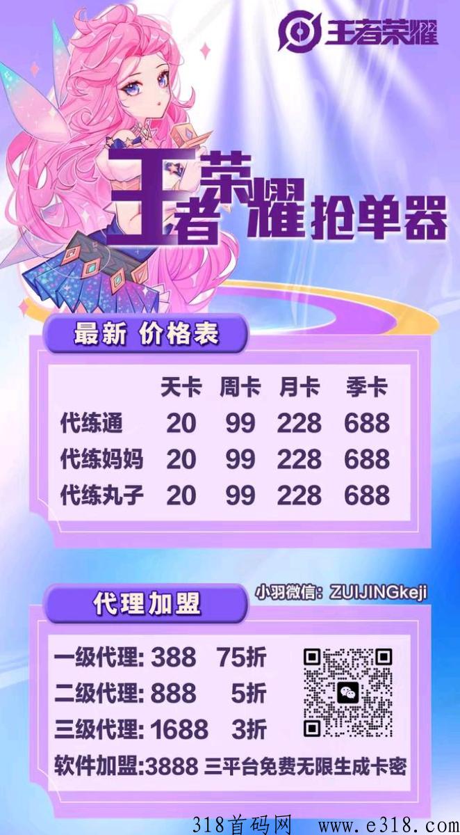 代练玩家抢单器，代练团队招人