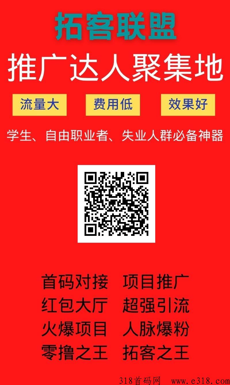 全民联盟，流量超大的平台