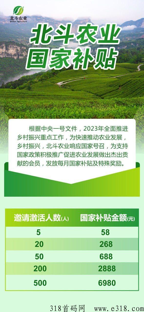 北斗农业,首码上线! 北斗农业,首码上线!