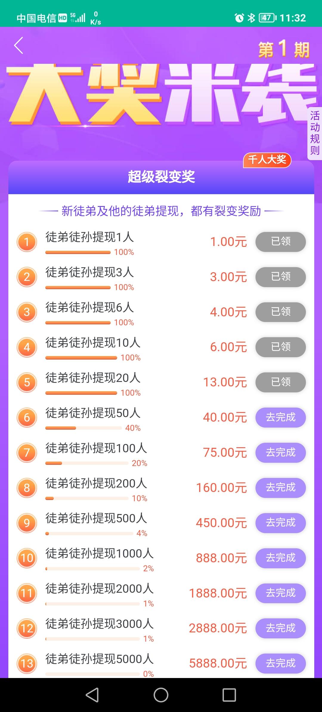 悬赏兔首码，全网首创分h项目，收益高，亲测提现已到账