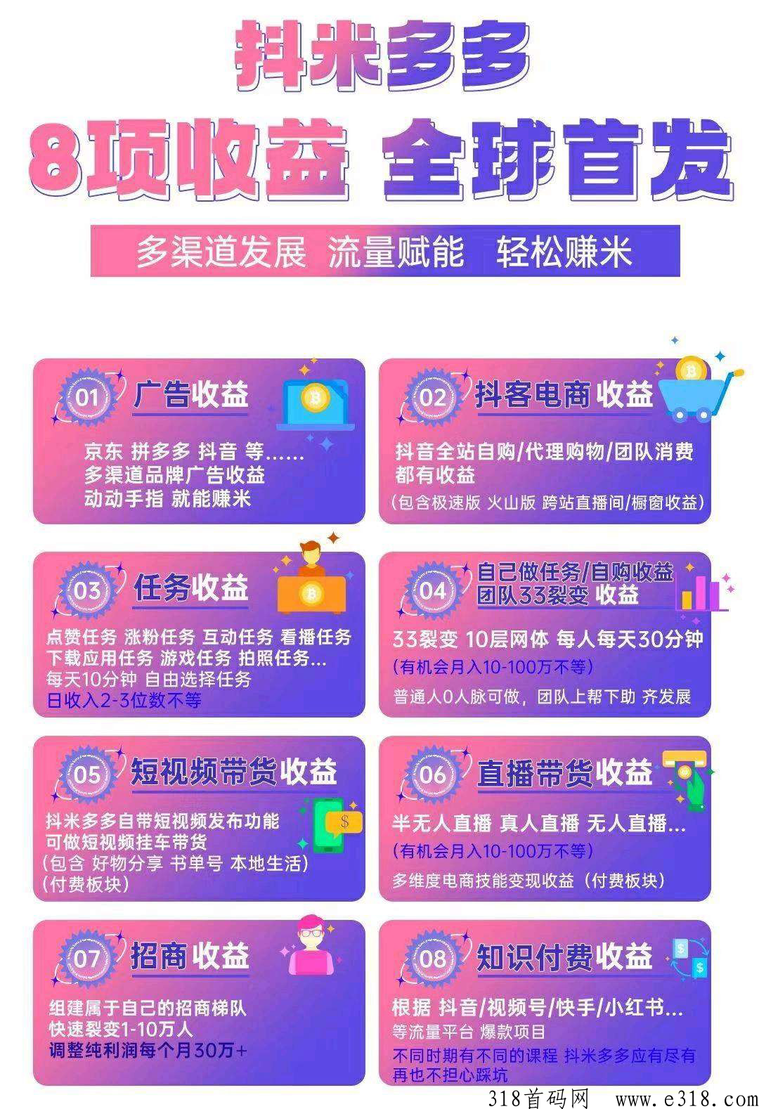 抖米多多，全网【最高对接】，20万团队为你保驾护航