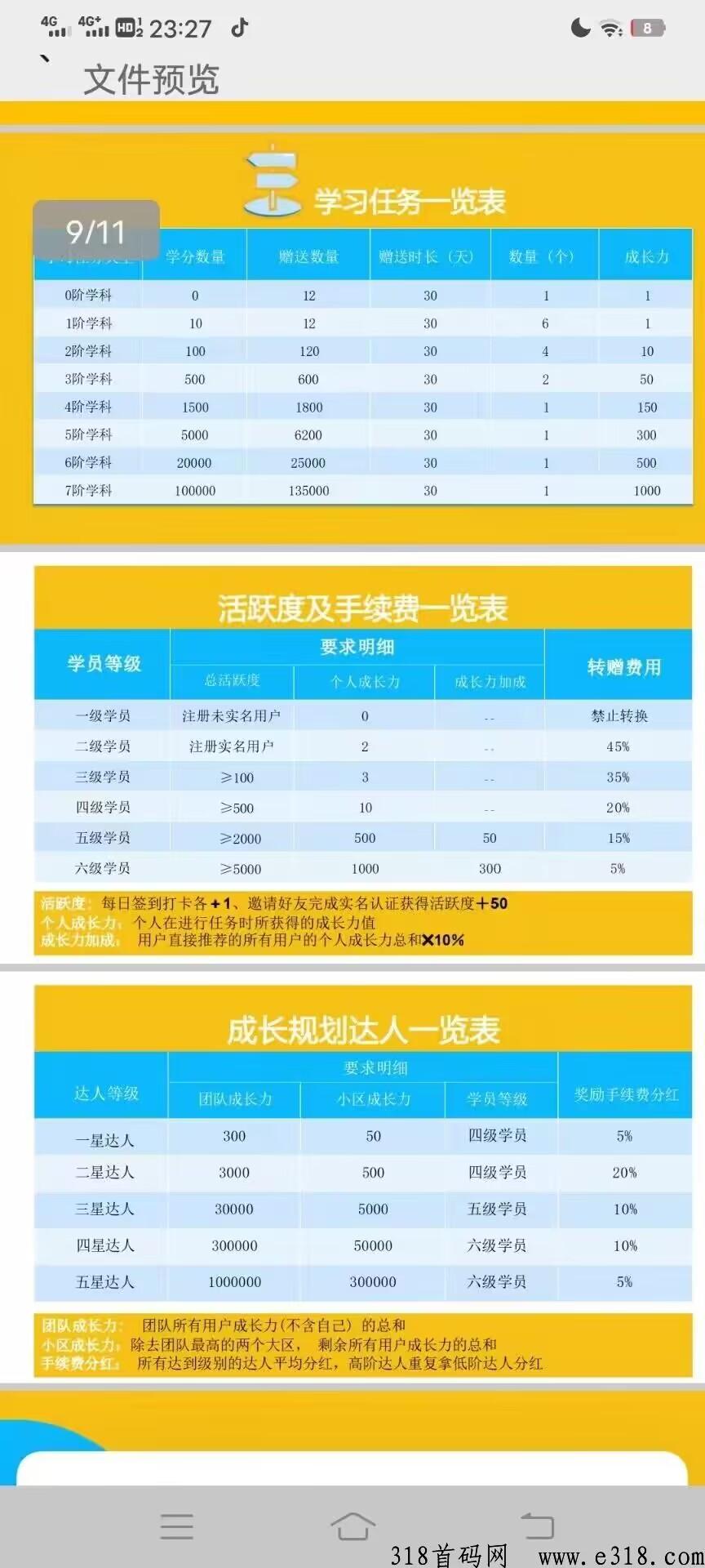 成长规划，任务简单好做，看我例图介绍