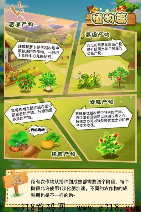 优越农场APP，最新养成类赚米平台，土地等级越高收益就越大