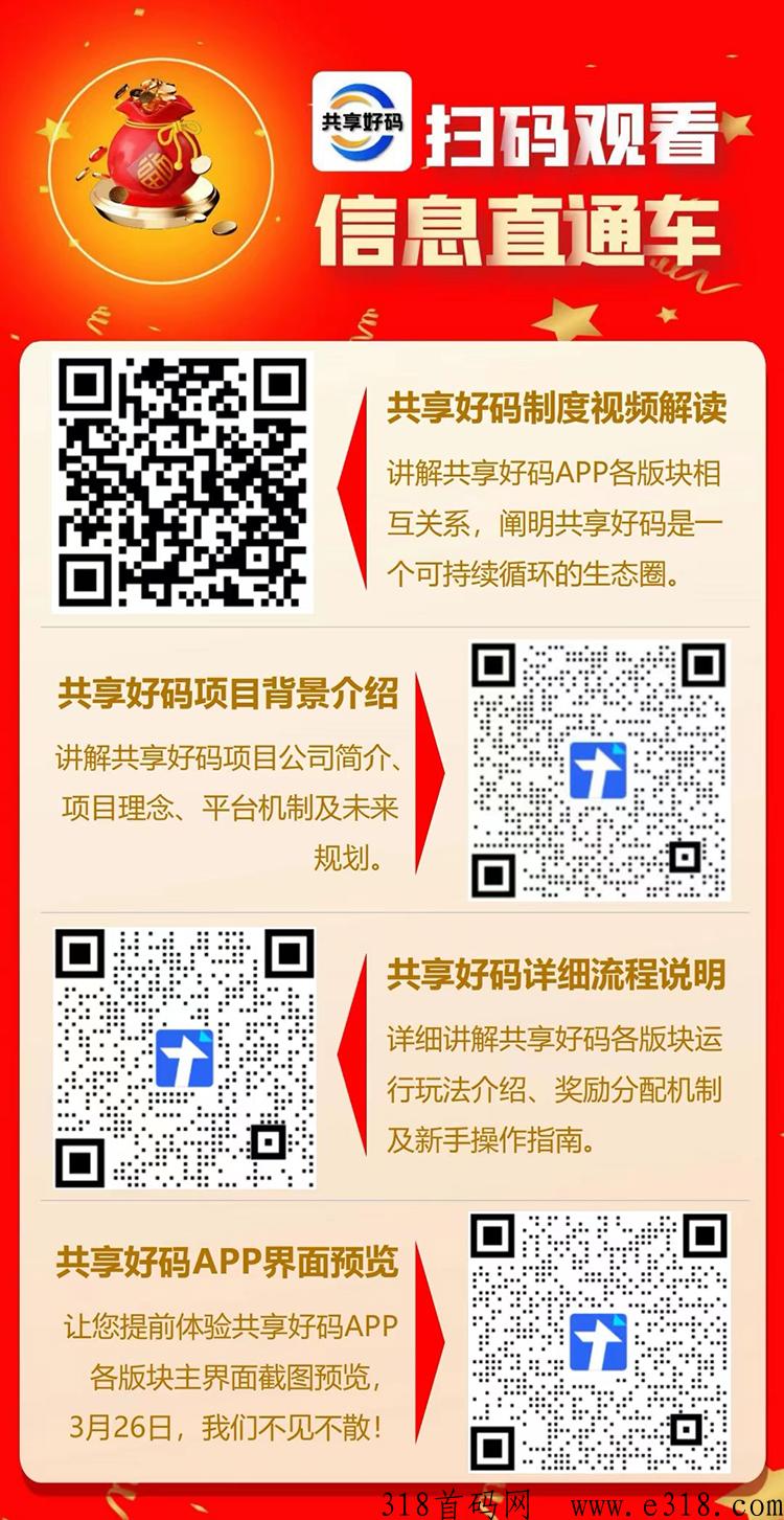 共享好码，卷轴+项目推广+娱乐游戏+分鸿模式的完美结合