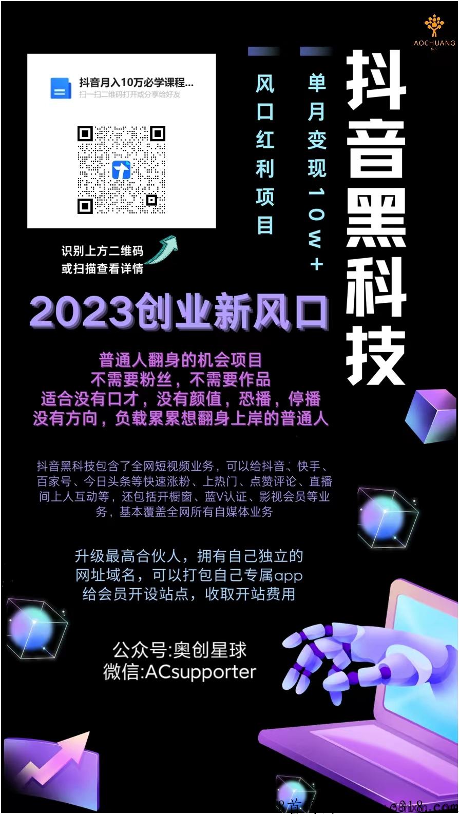 d音黑科技兵马俑创业，副业项目，打开你的认知，赚取第一桶金！