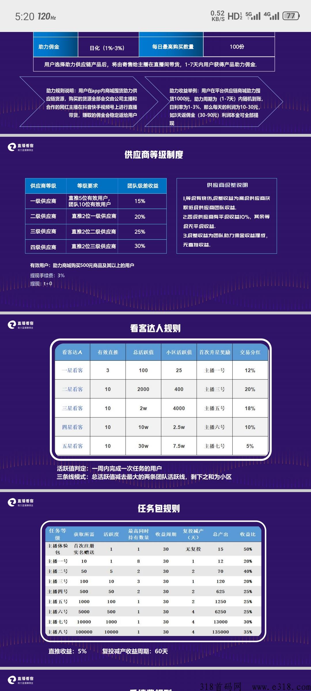 直播看客，招募首码排线