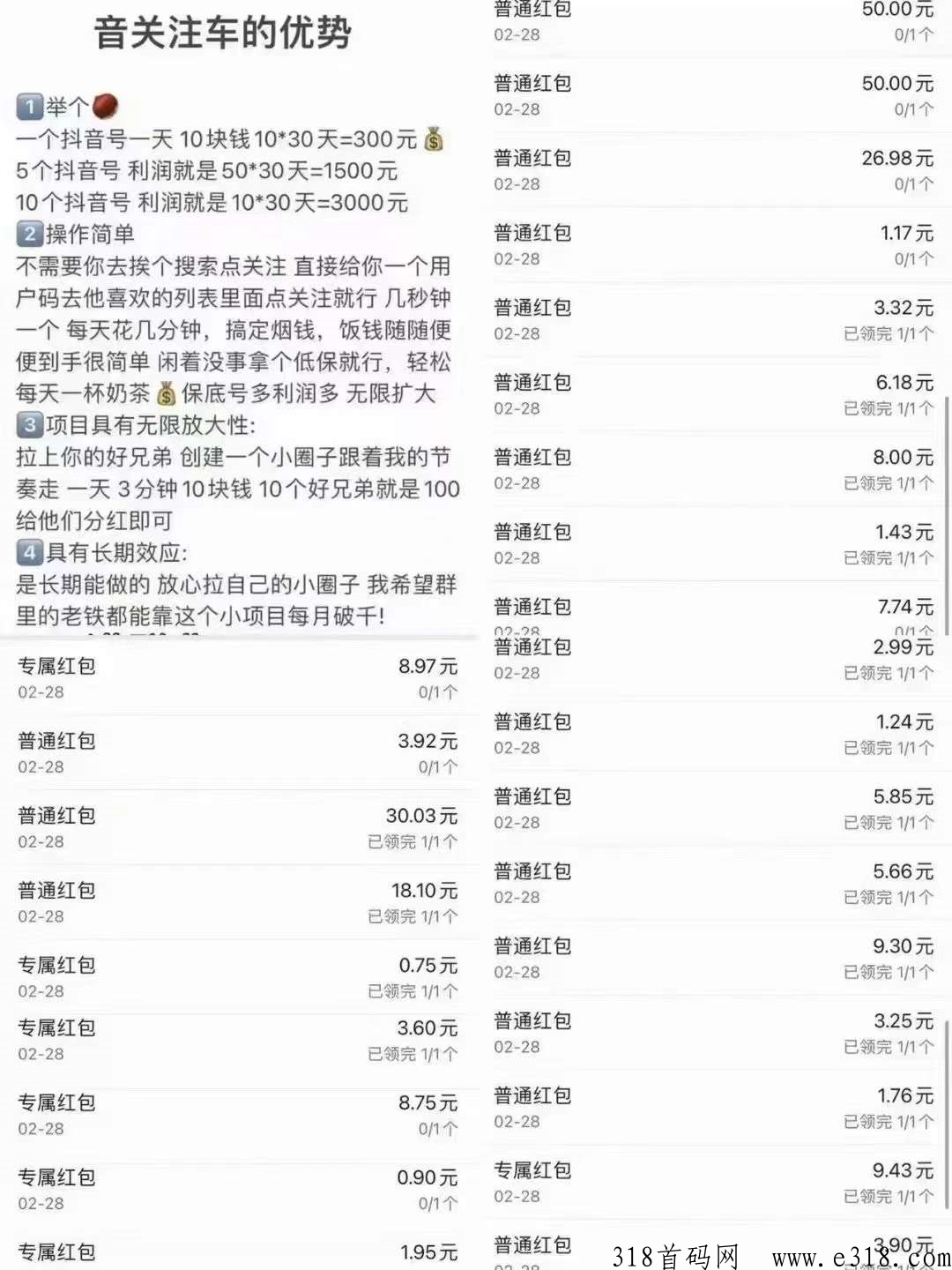 斗y关注单号日收益高，稳定项目，详细讲解