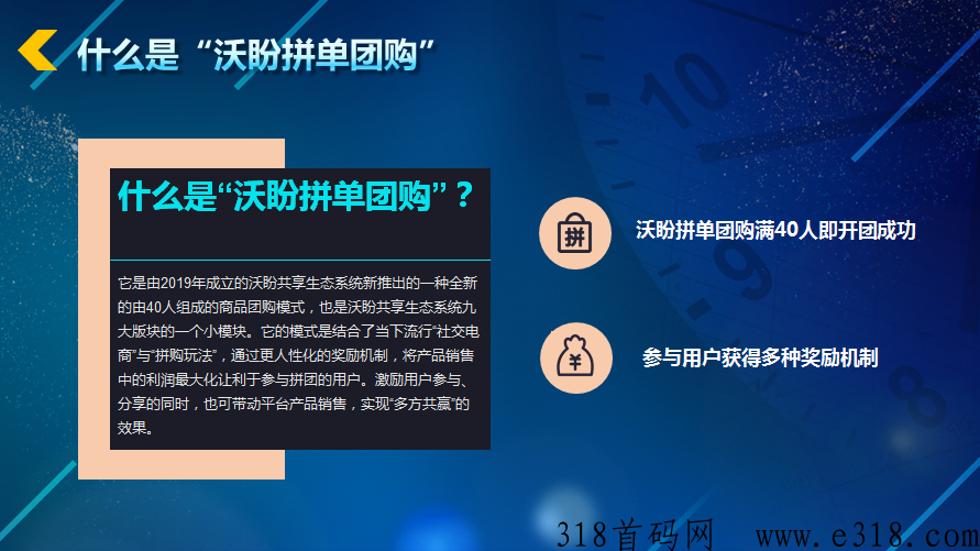 沃盼自动拼团，创新模式即将上线，全网首码公司对接团队