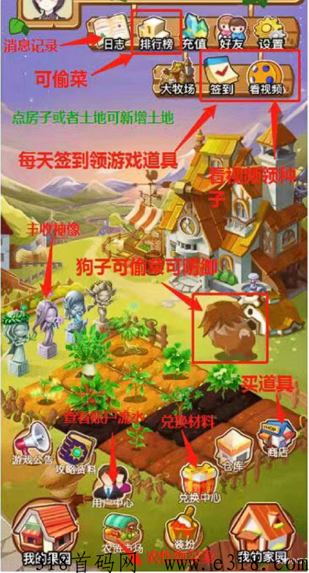 旺旺农场种菜赚米，每日赚奖励，也可以撸