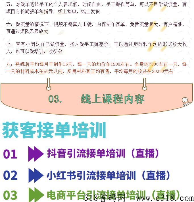 宠物羊毛毡：蓝海行业，手工技能，轻松月入过万，自由的高收入