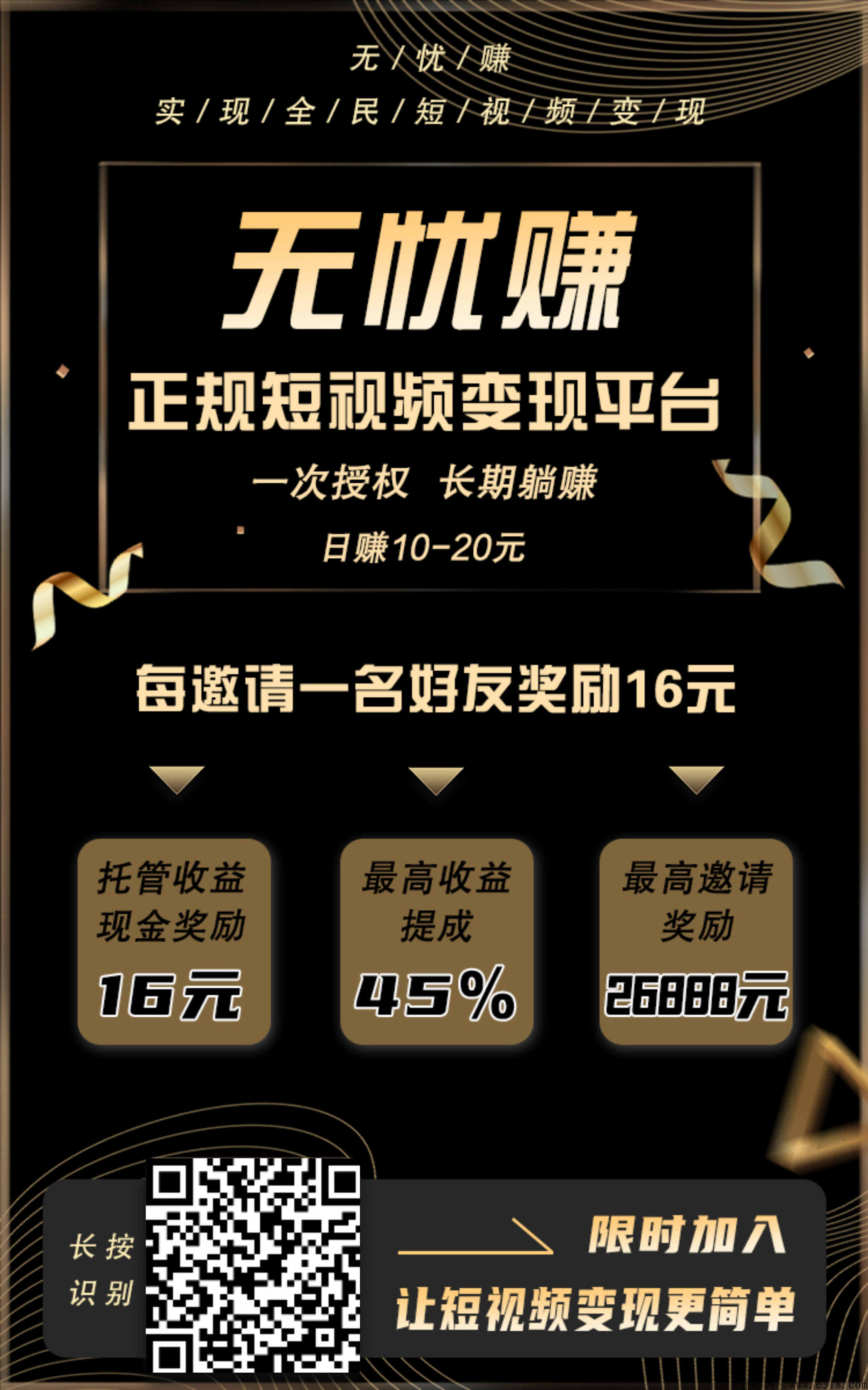 无忧赚项目短视频