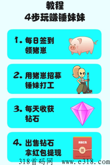锤妹妹首码，代收益，2万人团队滑落
