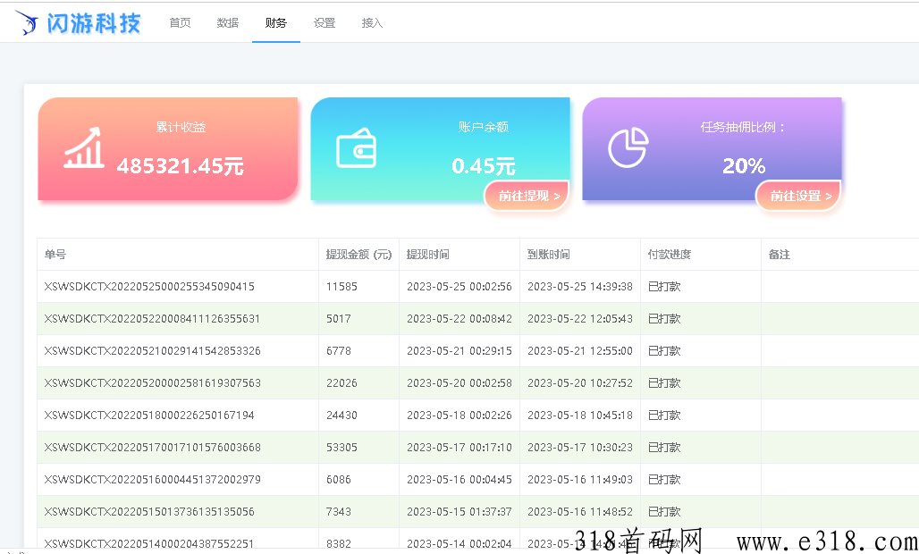 闪游盒子，悬赏任务SDK，APP流量变现好帮手，寻有需求的项目方洽谈合作，收益满百可日结算