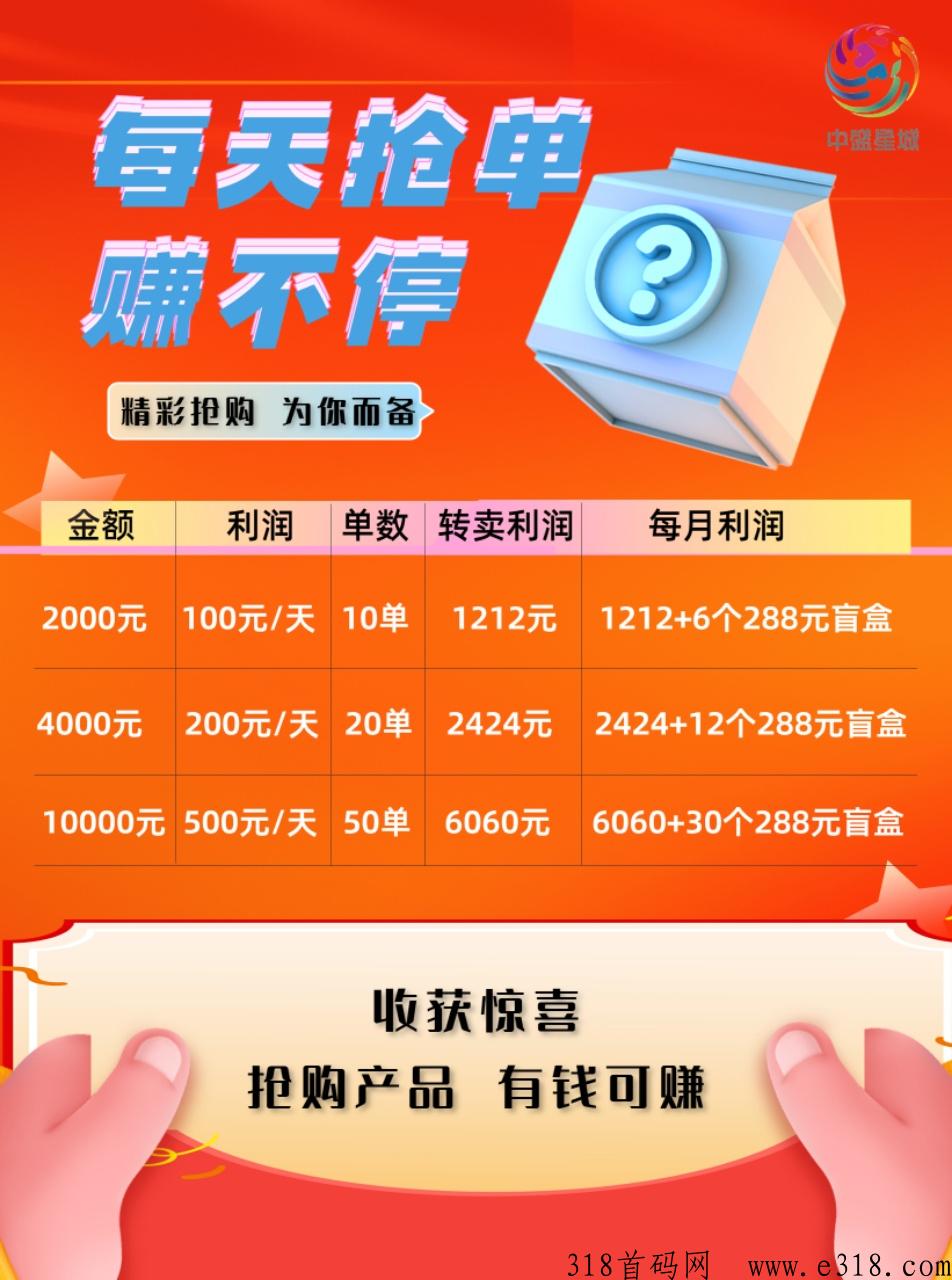 中盛星城，实体支撑