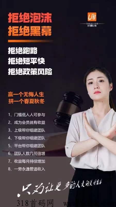 小咖U米，最强项目，总对接扶持拉满