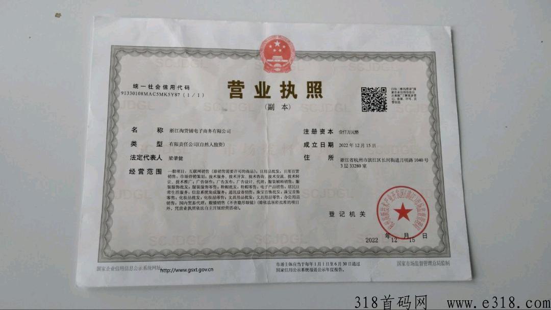 淘货铺，无货源网店