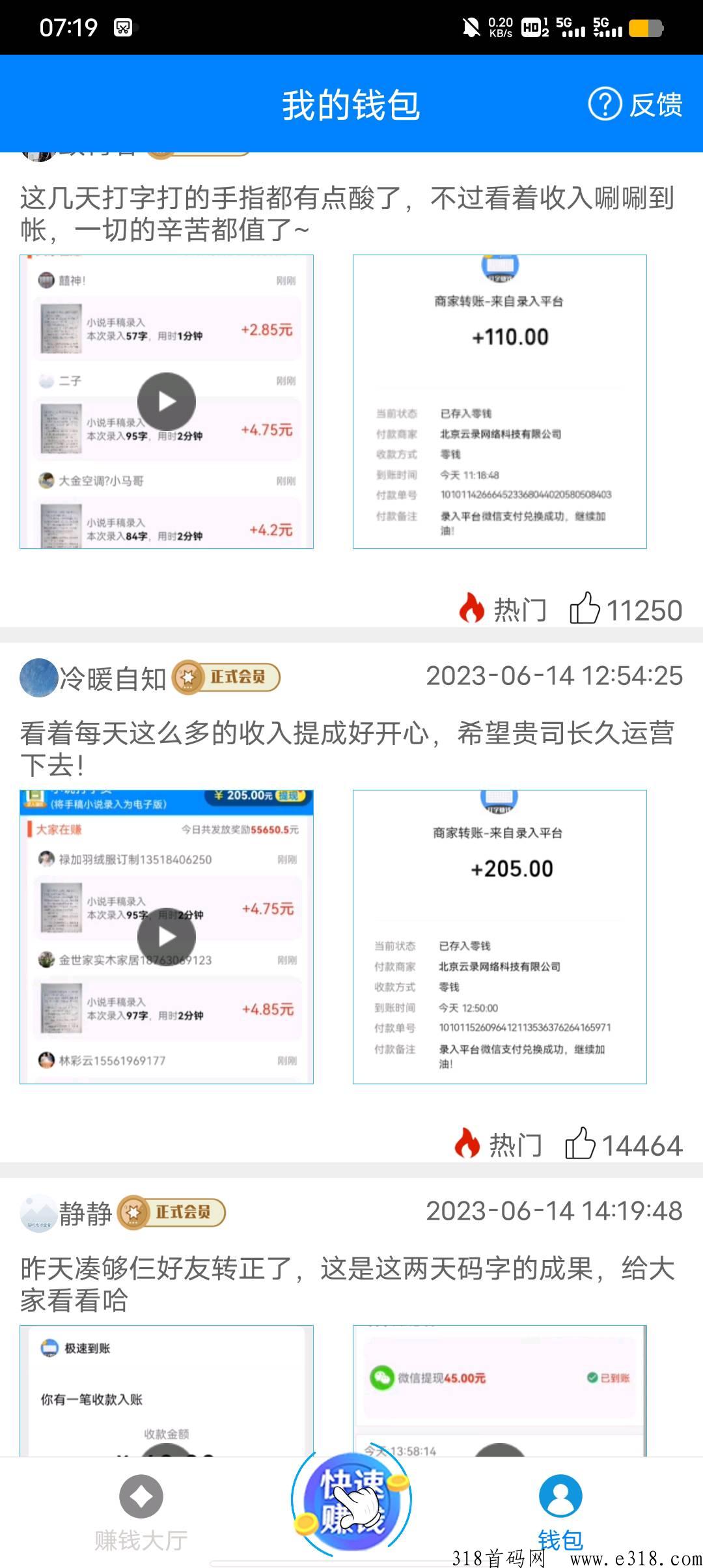 小说录入赚米，会打字就行，速撸