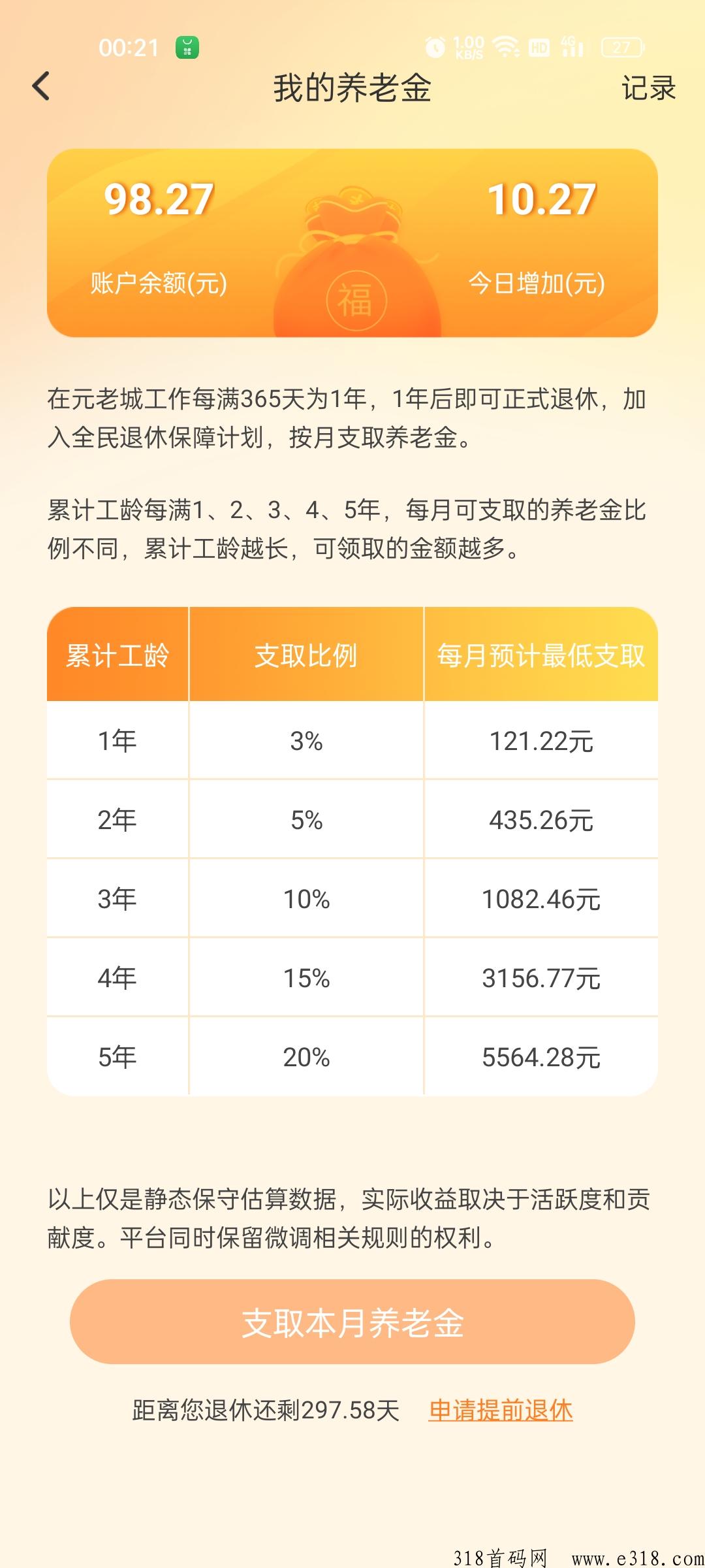 元老城，福利期，快快来工作，每天点一下即可