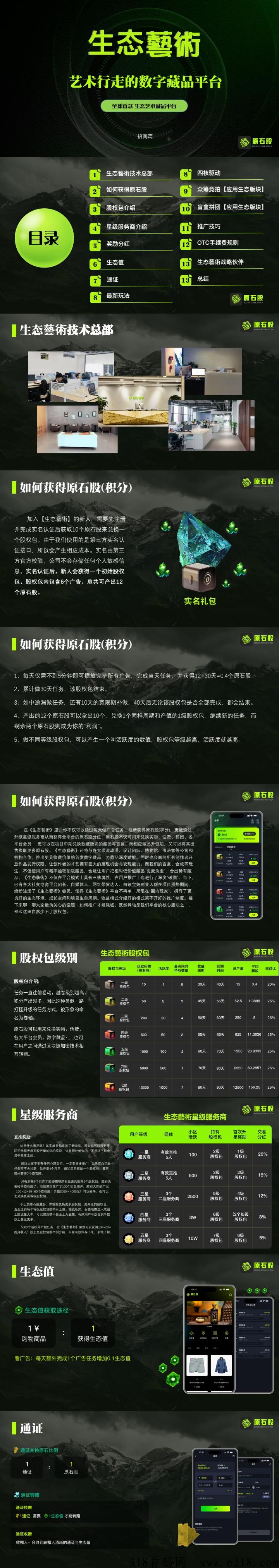 生态艺术，包回收，不用担心卖不了，对接团队长
