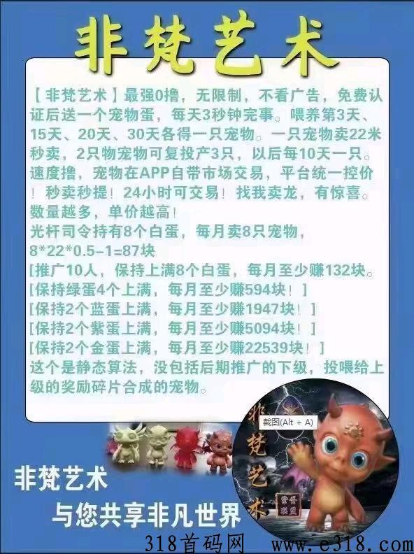 非梵宠物，最强项目