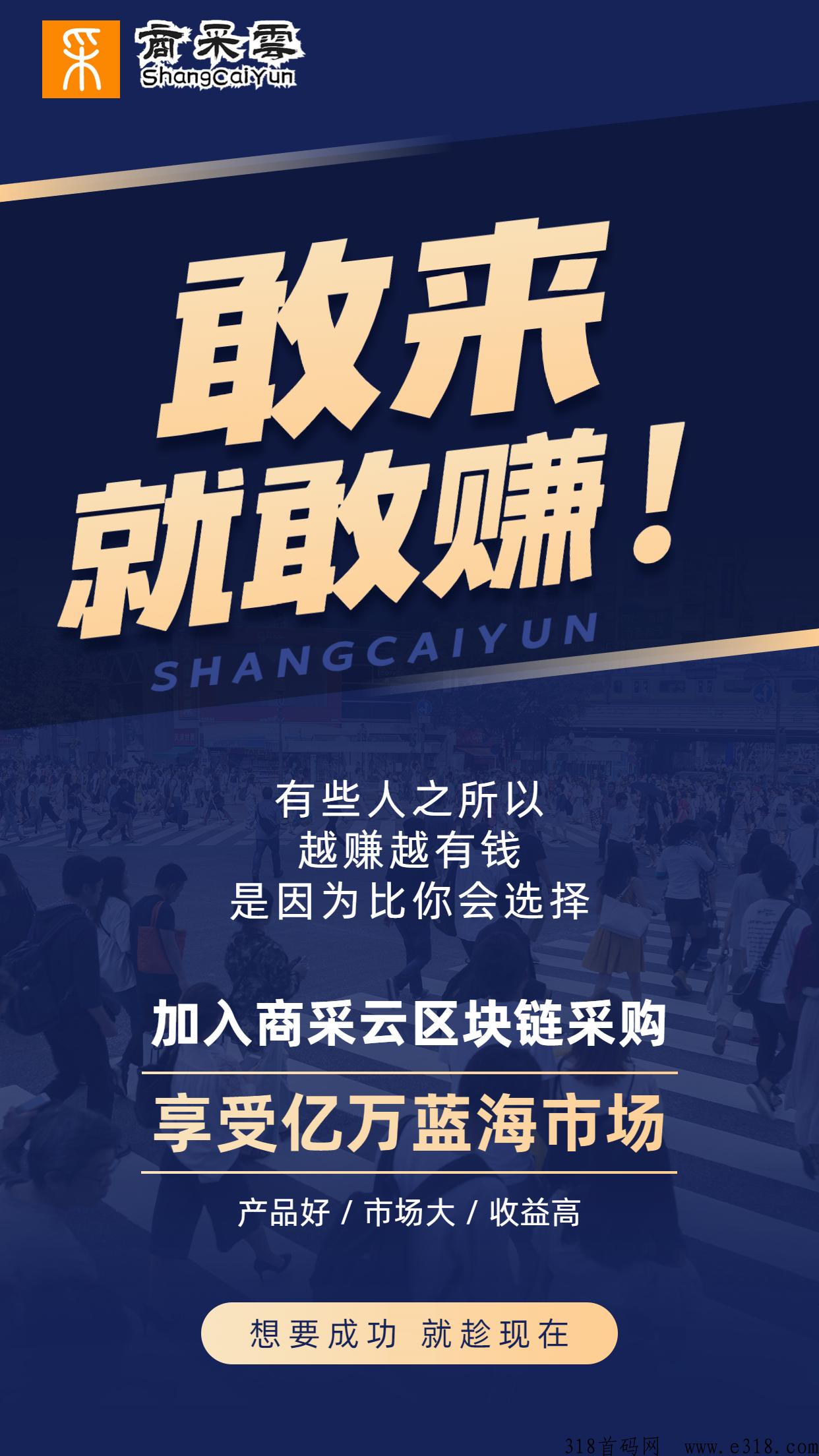商采雲重磅首码，项目全网招募首批市场领导(团队)人