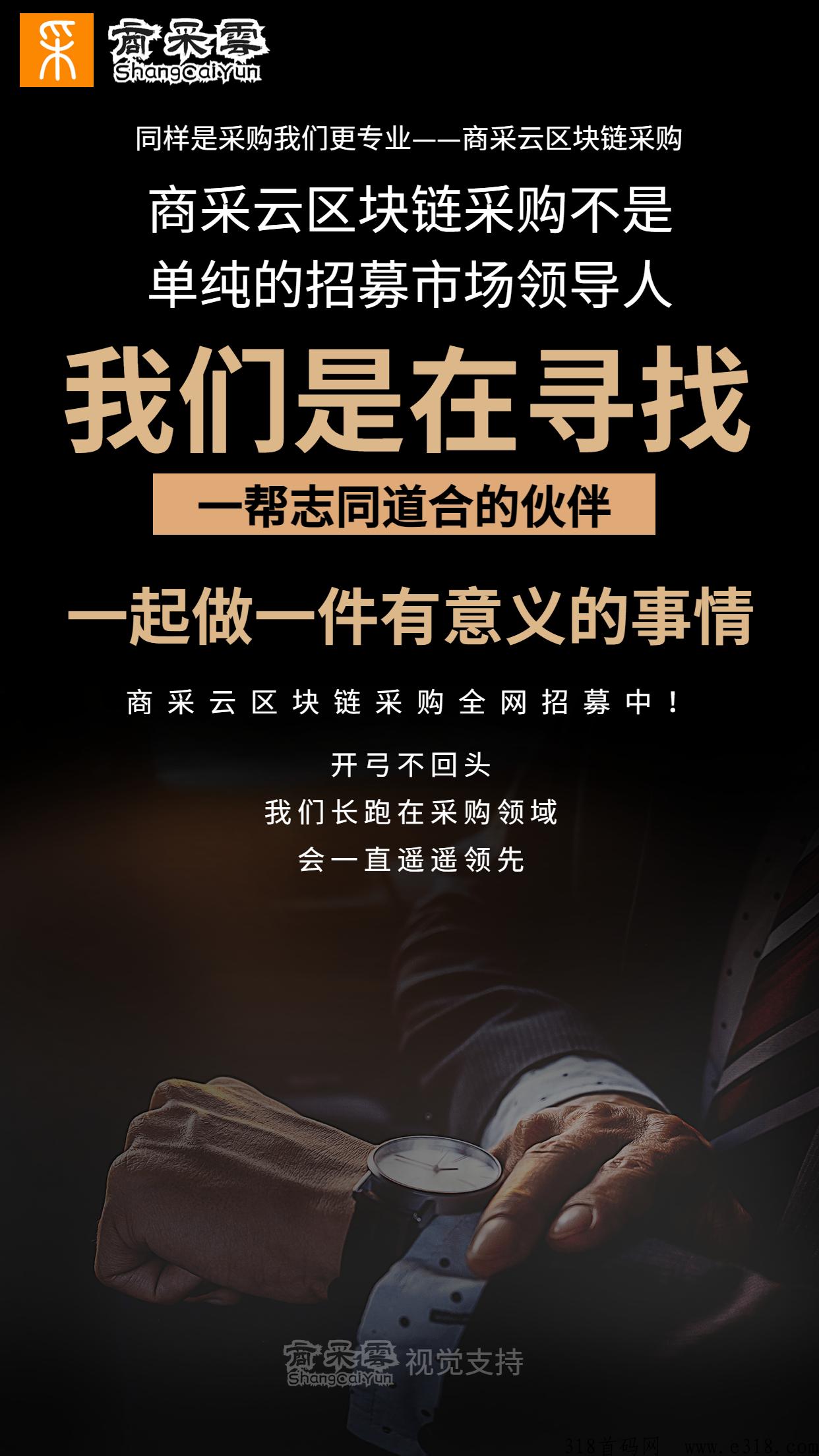 商采雲重磅首码，项目全网招募首批市场领导(团队)人