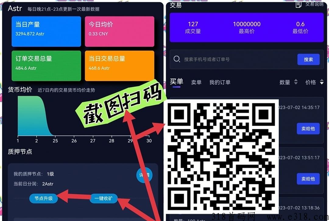 Astr最新签到，撸赚的项目