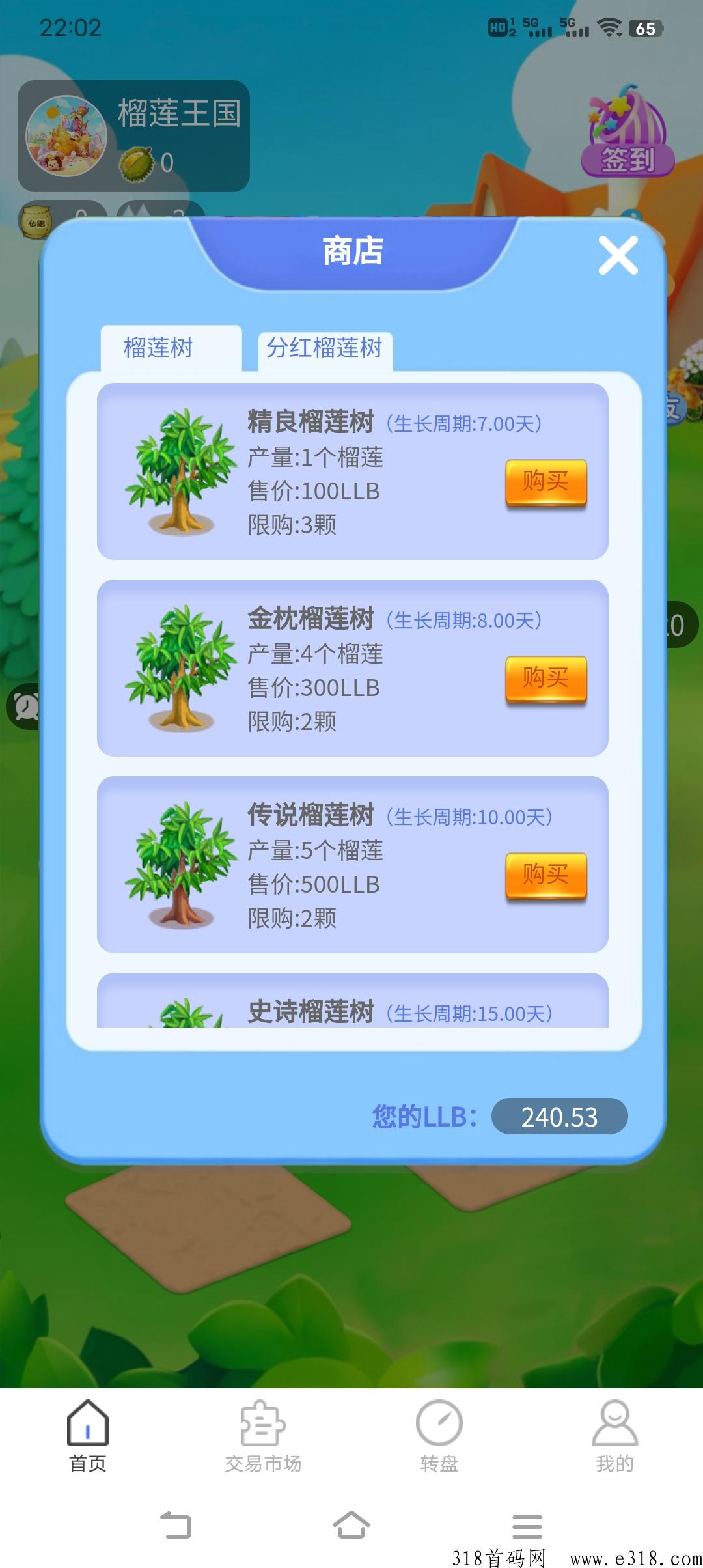 榴莲王国黑马，市场火热，长久落地项目