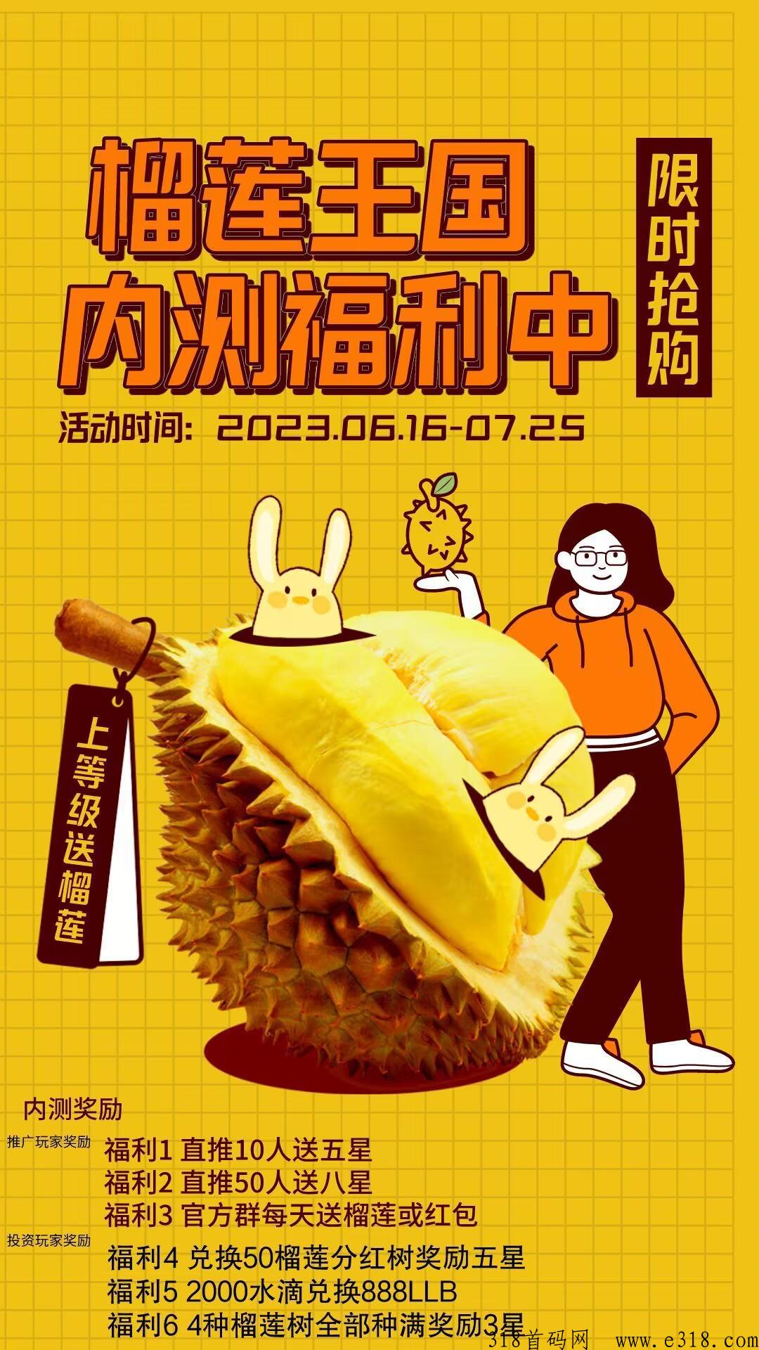 榴莲王国持续火热，长久落地项目，自带市场，榴莲可寄回家