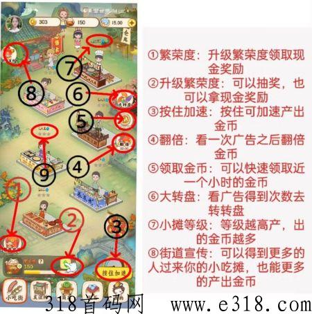 我的小吃街2，全网首码，新用户今日后简单秒提奖励