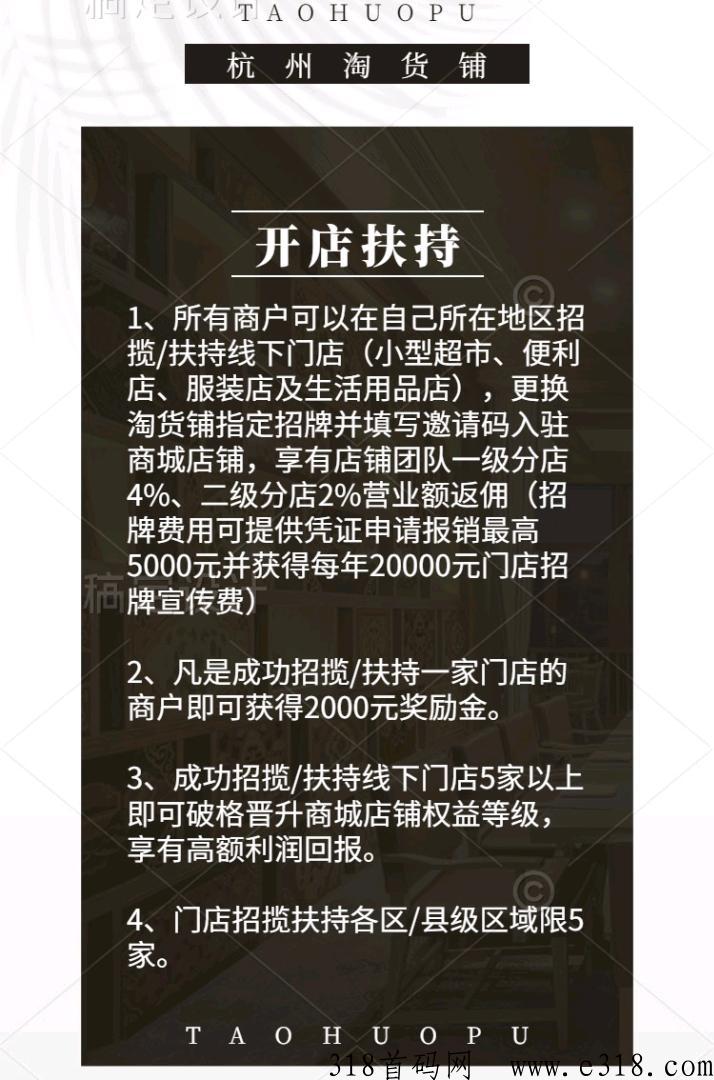 淘货铺，引领时代风口赚米