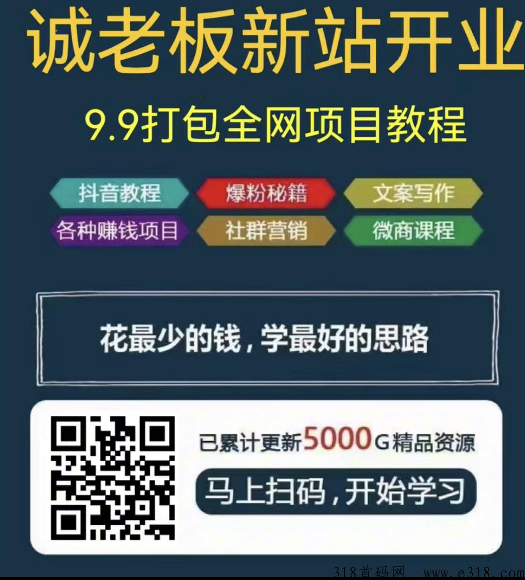 新的资源网站，汇聚全网项目