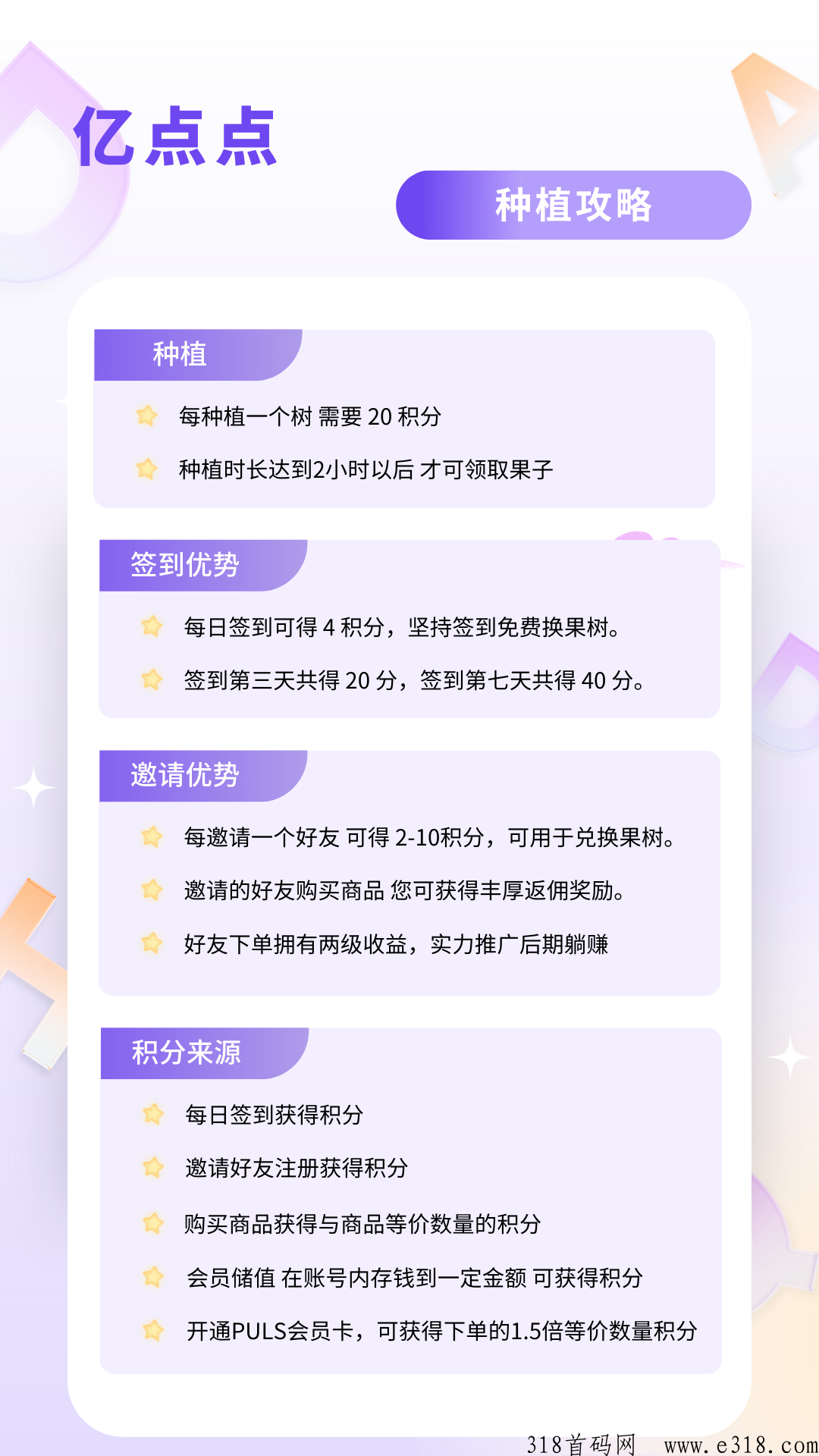 亿点点，长期首码项目