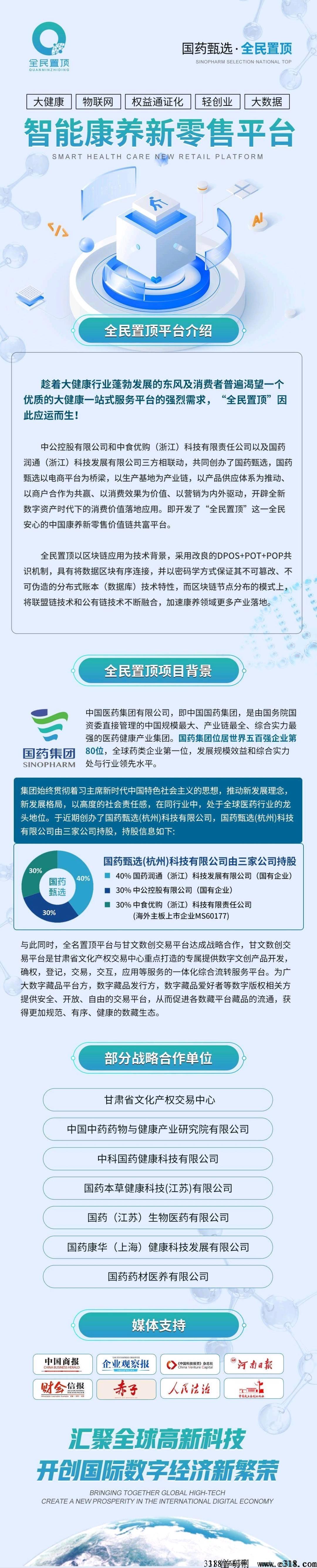 国药甄选打造最新良心平台震撼上线，必将火爆全球，全网对接团队长