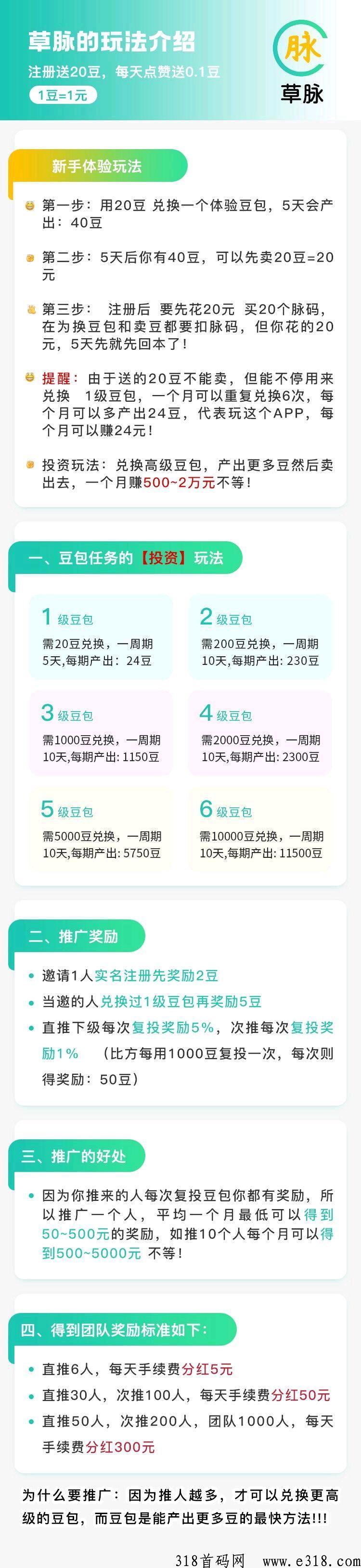 草脉首码，全网最高扶持