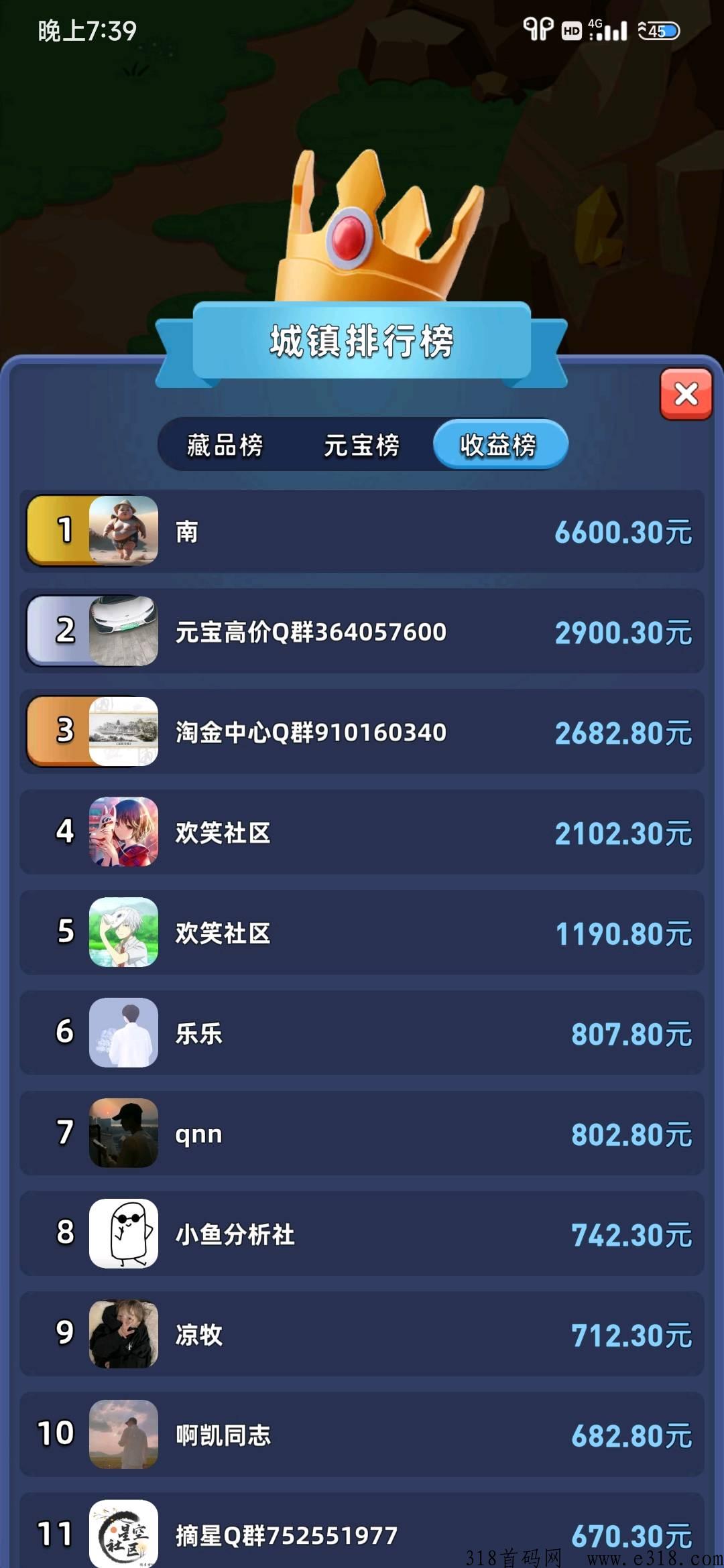 淘金城镇，下半年黑马项目，首码找我拿