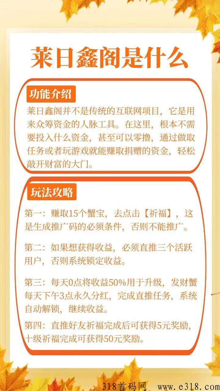 莱日鑫阁，三三滑落非广告模式