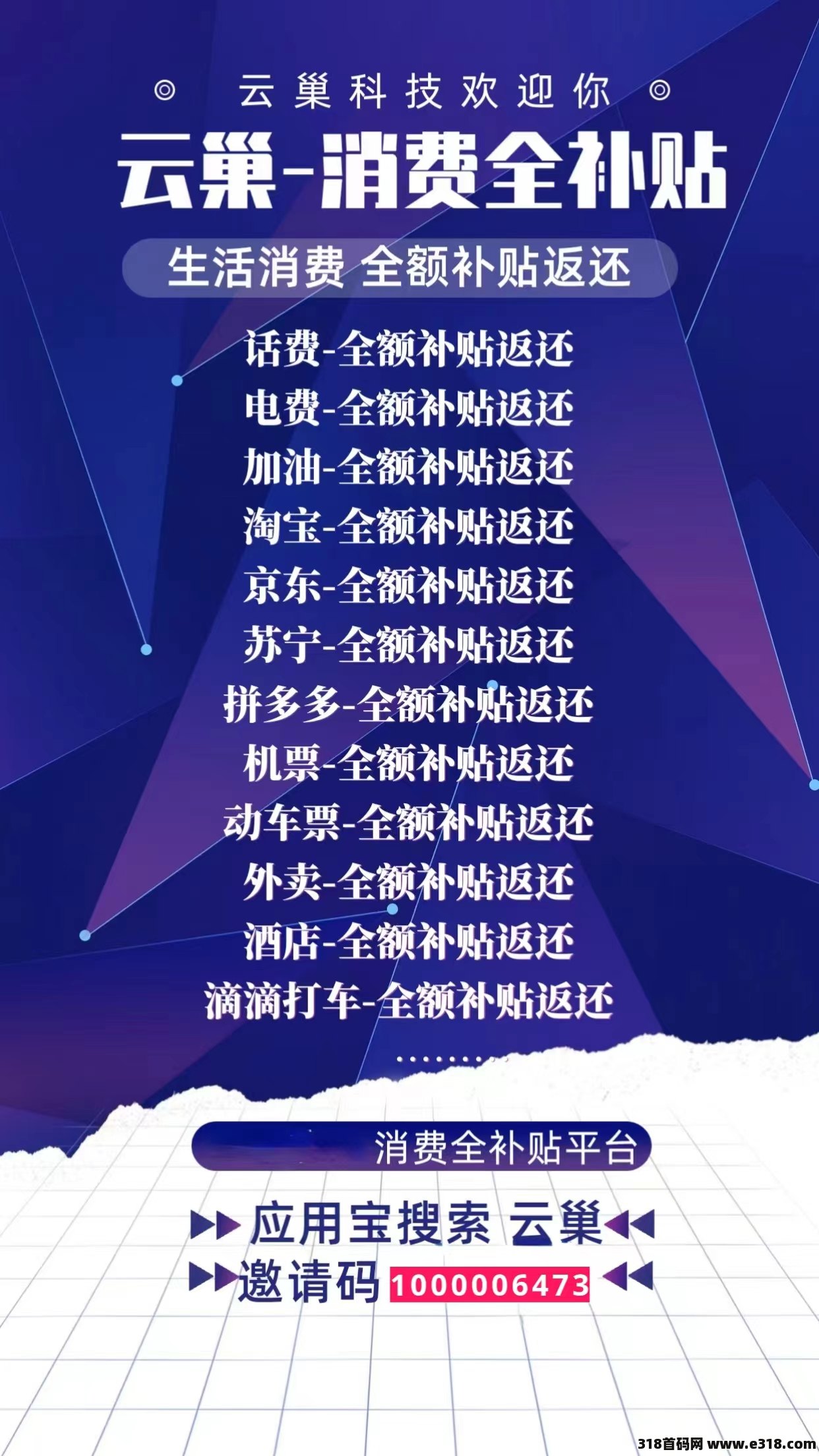 云巢国际全补贴，适合老百姓创业平台