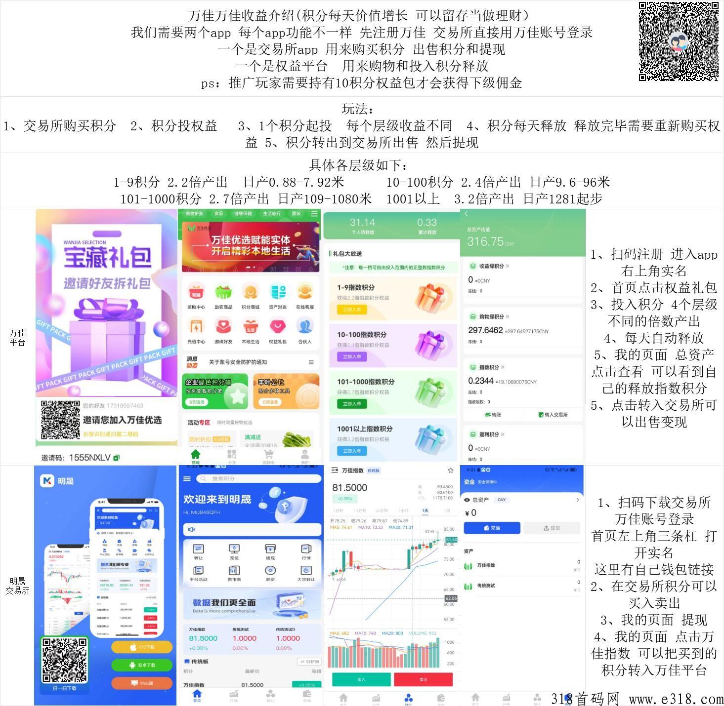 万佳优选绿色积分上线，另类卷轴模式，持有增值