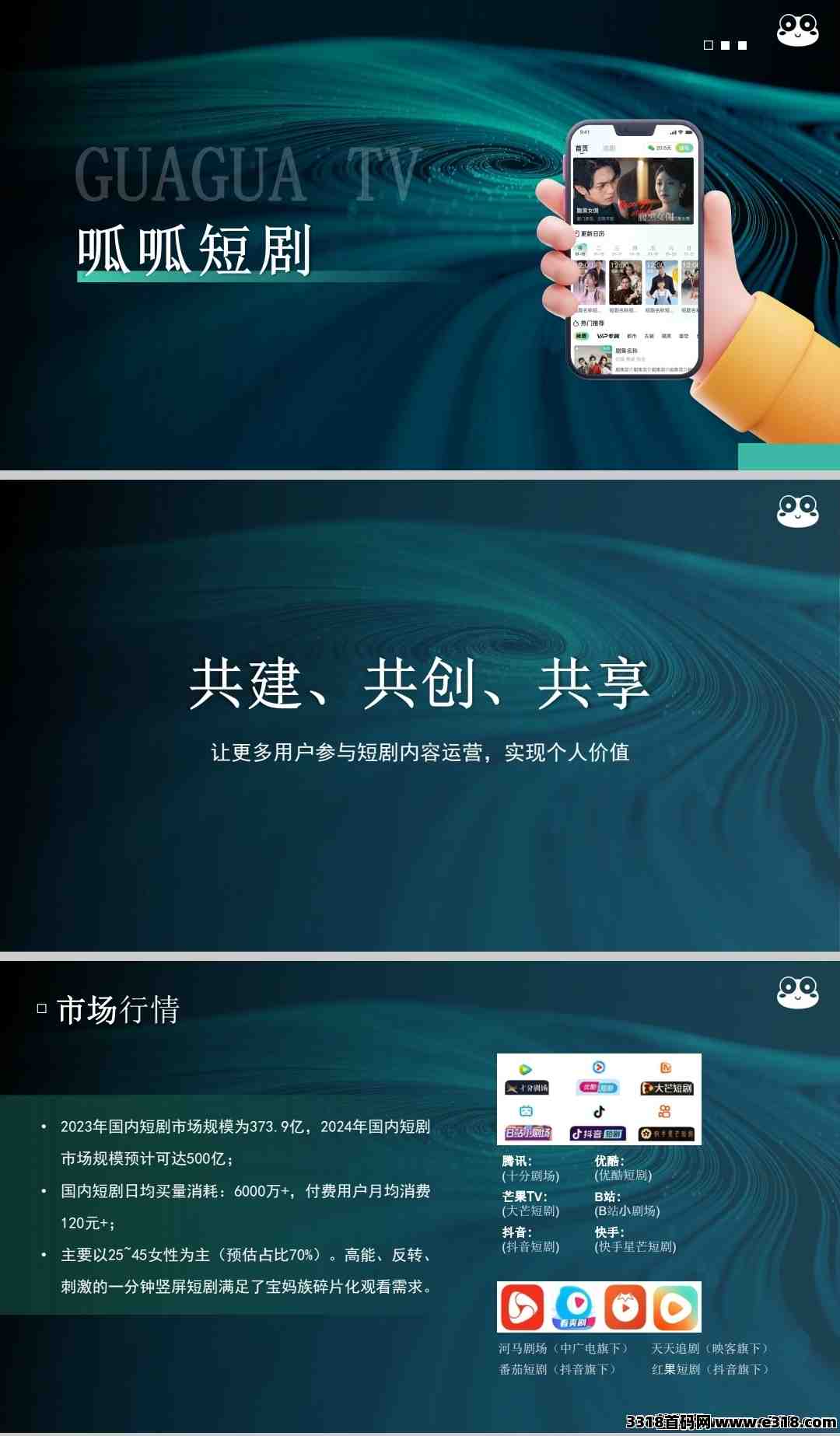 呱呱短剧，2024年最强零撸黑马短剧项目，抓紧时间加群预热！