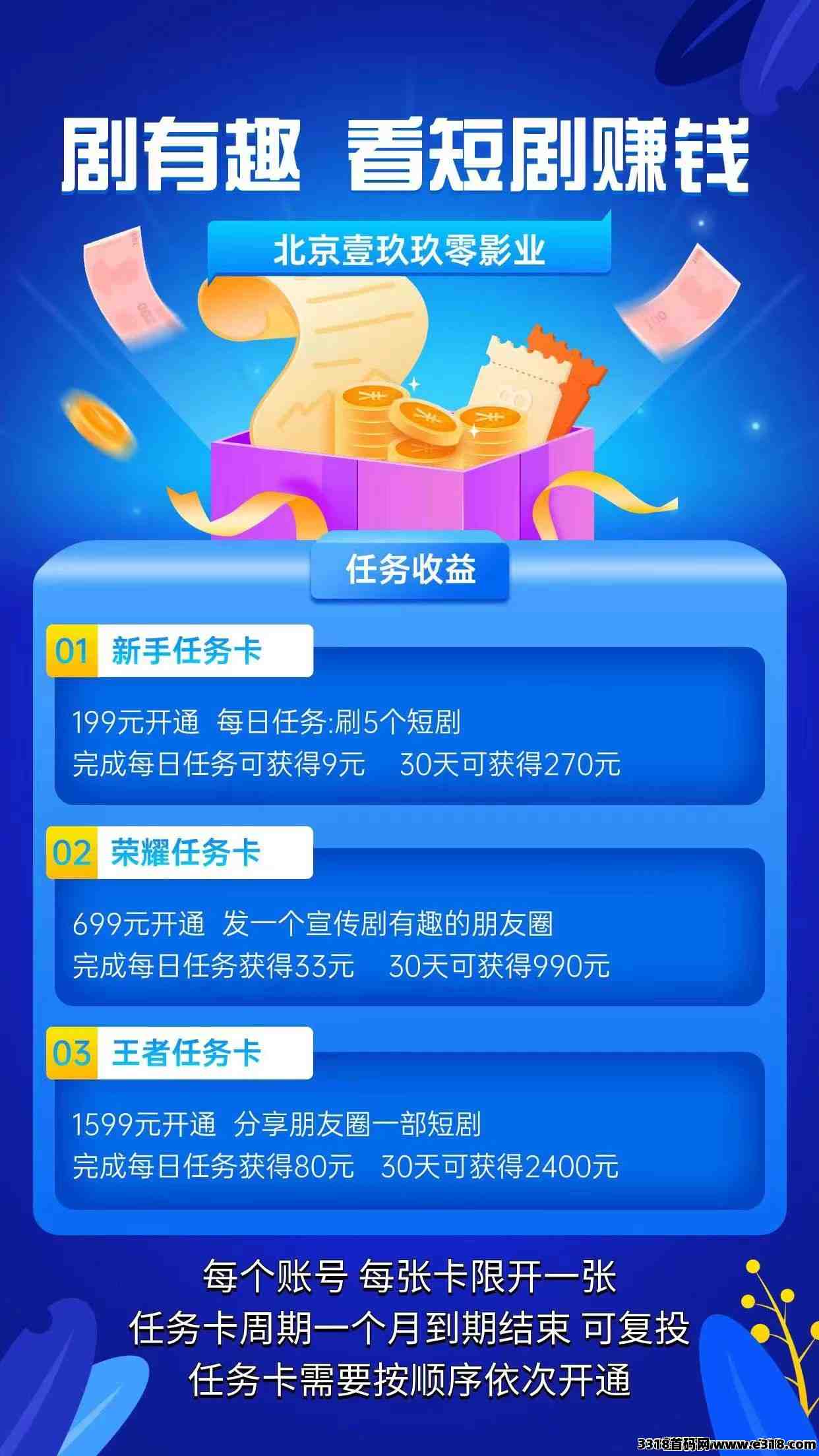 剧有趣短剧震撼来袭，app政策顶大力扶持，具体玩法与攻略
