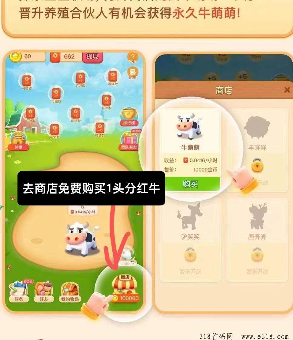 星星短剧：认养一头牛，每天领收益，市场团队无限潜力，轻松实现收益
